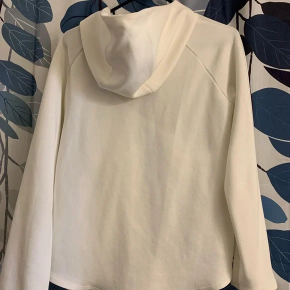 Nike Tech White Full Zip Jacket Hooded - Picture 4 of 6